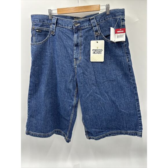 mecca Other - Vintage Mecca Shorts Mens 32 Black Y2K Baggy Denim Skater Jean Short